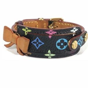 Louis Vuitton Monogram Leather ID Bracelet